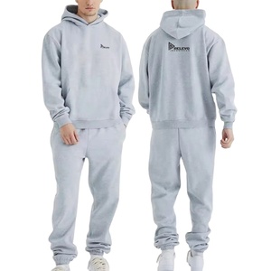 Traje Deportivo para Hombre/Niño/Joven, Conjunto de Chándal Liso para Gimnasio, Venta al por Mayor, Chándales Lisos para Niños - Product Image 1