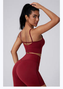 Ensemble de yoga grande taille pour l'été, nouvelle collection, haute élasticité, respirant, imprimé, col rond, pour gymnastique intérieure et fitness, devant uni - Product Image 2