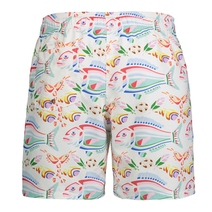 Wholesale Custom <b>Mens</b> Orange Color Swim Shorts <b>Trunks</b> Quick Dry Swim Shorts With Mesh Lining Swimwear Bathing Suits OEM - Product Image 3