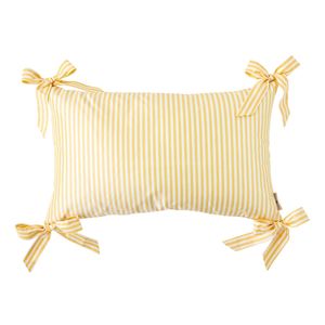 Cravates et housses de coussin décoratives rayées en coton tissé 100% |   Housse de coussin de canapé personnalisable de style américain |   Artisanat fait main pour la maison - Product Image 6