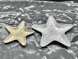 ถาดตกแต่งอลูมิเนียมทำมือ Sonnet Decor Celestial Star ทนความร้อน เป็นมิตรกับสิ่งแวดล้อม ทนทาน กันน้ำ สำหรับวางโชว์บนโต๊ะ - Product Image 3