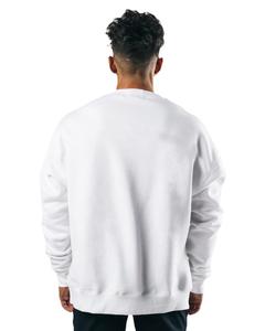 Sweat-shirt à col rond surdimensionné pour homme, en coton 100 %, à blocs de couleur, manches longues, épaules tombantes, décontracté - Product Image 4