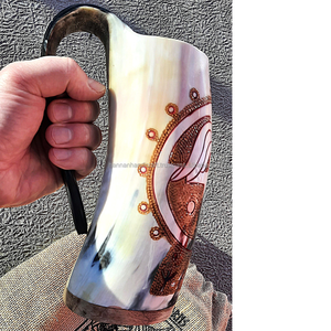 HF Crafts – Tasses à boire artisanales en corne de buffle, de vache ou d'âne, polies, de qualité supérieure, écologiques, portables et personnalisables - Product Image 3