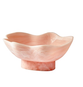Plat de service en résine polie, écologique, compatible lave-vaisselle, couleur personnalisable, pour fêtes et usage domestique, fabriqué en Inde, style moderne - Product Image 1