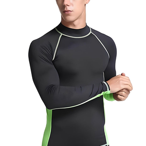 Dernier design de rashguard pour homme entièrement personnalisable, très tendance, léger, anti-plis, respirant, en Spandex/Polyester, séchage rapide, couvrant tout le corps - Product Image 4