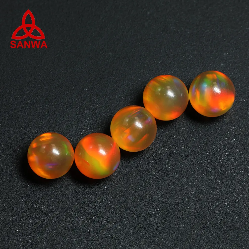 Baru 14 berwarna Galaxy Opal OP711 api Opal merah api kaca kompatibel Bead dan bola untuk disesuaikan kuno wanita mewah