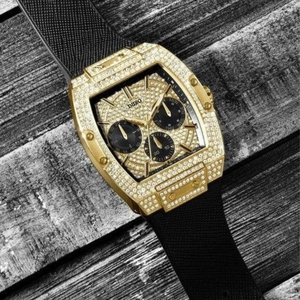 Custom Moissanite <b>Round</b> Shape Diamond Watch 925 Sterling Silver Iced Out Wrist Watch for Men - Product Image 5