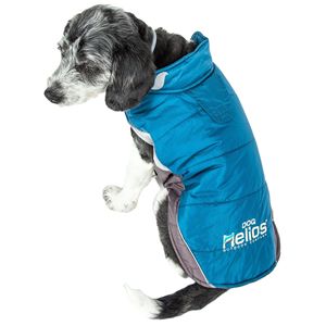 Manteau pour chien en peluche Helios Hurricane Waved avec technologie réfléchissante 3M Blackshark pour vêtements pour animaux de compagnie - Product Image 3