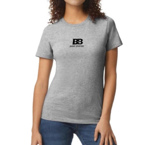 เสื้อยืดคอกลมแขนสั้นทรงปกติสำหรับผู้ชาย ยี่ห้อ Bashir Exporters ผ้าถักสีพื้น 100% ผ้าฝ้าย สวมใส่สบาย มีโลโก้ด้านหน้า ไม่หดตัว - Product Image 1