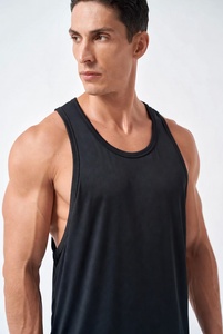 Camiseta Deportiva para Hombre, Estilo Stringer, Ajustada, Sin Mangas, de Secado Rápido, con Diseño Personalizado y Logotipo, para Entrenamiento y Fisicoculturismo - Product Image 5