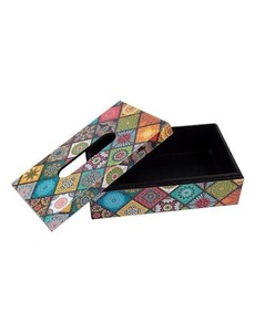 ILAHI's Marbled MDF Printed Rectangular <b>Baking</b> Paint Multifunctional Handmade Kitchen Tabletop Non-folding Storage Holder <b>Rack</b> - Product Image 3