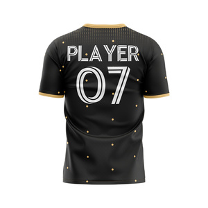 Maillot de football sublimé, motif personnalisé, évacuation de l'humidité, 100% polyester, coupe classique, vêtements d'équipe de football pour adultes - Product Image 6
