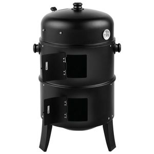 80*41*48cm Black Iron Spray Smoker Carbon Grill for Camping for Outdoor Adventures - Product Image 6