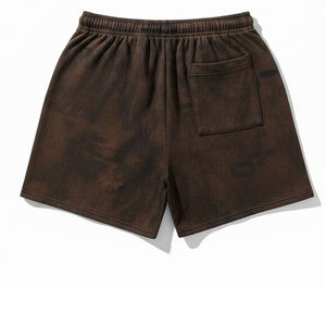 Ensemble tendance pour homme en coton 100% pour l'été, t-shirt et short assortis, respirant, look décontracté tendance pour les sorties du week-end, blanc - Product Image 4