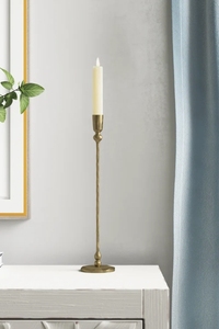 Wholesale Antique Brass Metal <b>Tall</b> Taper Candle Holder Handmade Eco-Friendly Durable Modern Minimalist Wedding Home Decor - Product Image 2