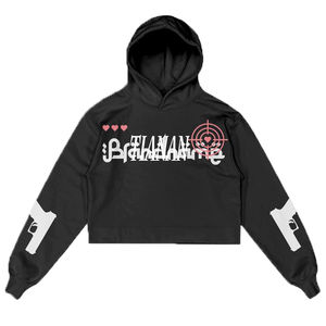 Ensemble de survêtement streetwear d'hiver pour homme, coupe ample, style vintage, 100 % coton, séchage rapide, avec logo personnalisé et pantalon évasé - Product Image 2