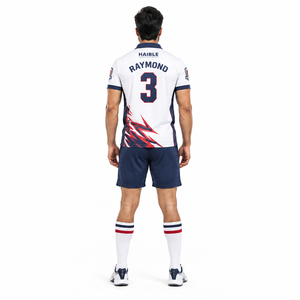 เสื้อฮอกกี้สนามแบบสั่งทำพิเศษสำหรับผู้ชาย ผ้าโพลีเอสเตอร์ถัก 100% ทรงแอธเลติก ชุดยูนิฟอร์มทีม - Product Image 2