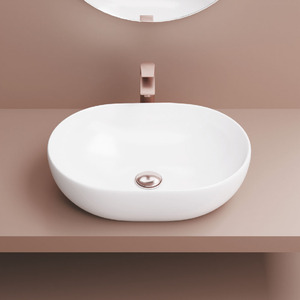 Vasque de salle de bain en céramique au design moderne et luxueux, norme européenne, avec surface en granit, garantie 5 ans - Product Image 2