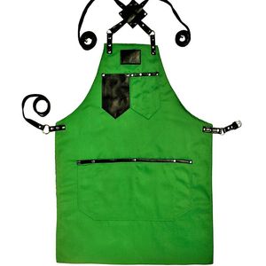 Delantal de Trabajo Personalizado con Logotipo, sin Mangas, Reutilizable, Duradero, de Poliéster, con Múltiples Bolsillos, para Floristas, Electricistas, Jardineros, Cafeterías - Product Image 3
