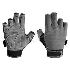 Wholesale Half-Finger Racing <b>Gloves</b> For Men Women Summer Windproof Leather Fishing Cycling <b>Gloves</b> For Sports Bicycle-Occasions - Product Image 1