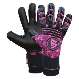 ถุงมือผู้รักษาประตูแบบไฮบริด สำหรับฟุตบอลมืออาชีพ ผลิตตามสั่ง (OEM) ขายส่ง คุณภาพพรีเมียม ยางลาเท็กซ์บริเวณฝ่ามือ ยึดเกาะดีเยี่ยม พร้อมที่รัดข้อมือ - Product Image 1
