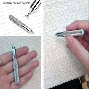Herramienta de inserción de anclajes dérmicos con punta de 1.2 mm, instrumento quirúrgico manual de acero inoxidable alemán para perforaciones ORL de Vaslcare - Product Image 4