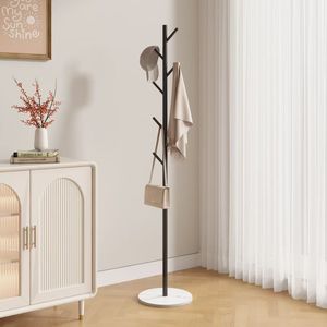 Appendiabiti in Metallo Dorato con Base in Marmo, Robusto Stand Autoportante Multiuso per Camera da Letto e Conservazione Cappelli - Product Image 2