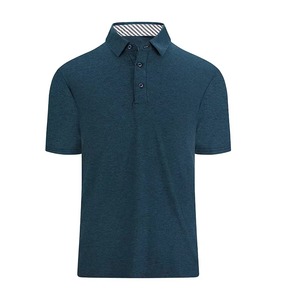 Camisetas de Alta Calidad, Tejido de Punto DryFit de Poliéster/Algodón, Secado Rápido, Manga Corta, Tallas Grandes, Transpirables, Color Sólido, ODM - Product Image 3