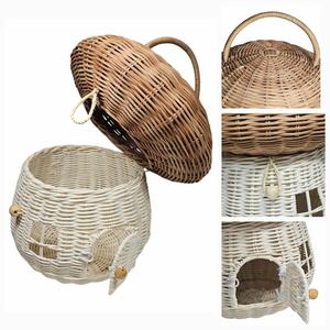 Lámpara Colgante Artesanal de Ratán y Mimbre, Tejida con Hierba Marina, AC 220V, Moderna y Ecológica para Decoración del Hogar y Hoteles - Product Image 2