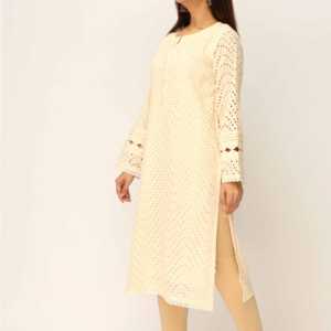 Blusa elegante Schiffli Chikan Lawn Shirt PS5287 1PC para mujer - Product Image 3