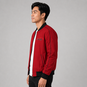 Casual Wear <b>Men</b> Bomber <b>Jacket</b> Custom Logo <b>Lightweight</b> Full Zipper Streetwear Windproof Outerwear High Quality <b>Men</b> Bomber <b>Jacket</b> - Product Image 4