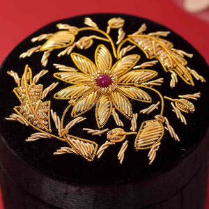 Customized Cardboard Luxury Butterfly Jewelry Box Magnetic Snap Closure Wedding Bridal Gift <b>Ring</b> <b>Storage</b> Organizer Case ARTISTRY - Product Image 3