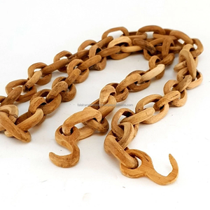 Producto Popular: Decoraciones de Madera con Eslabones de Cadena Falak World Export, Hechas a Mano, Estilo Rústico Moderno para el Hogar, Cadena de Buena Calidad, Estilo Indio - Product Image 3