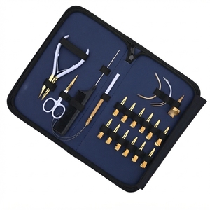 Kit Profesional de Herramientas para Extensiones de Cabello: Alicates de Microperlas, Alicates de Eliminación, Cortador de Queratina, Tijeras de Gancho, Clips - Product Image 3