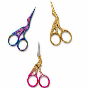 Ciseaux à broder de petite taille de qualité supérieure, en acier inoxydable, pointe acérée, outil de coupe de précision pour la couture, la mercerie, l'artisanat et le bricolage - Product Image 1