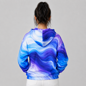 Latest Women's Sublimated <b>Hoodie</b> Durable Fabric Breathable Comfortable Fit Casual Wear Custom <b>Sublimation</b> <b>Hoodie</b> For Women - Product Image 5