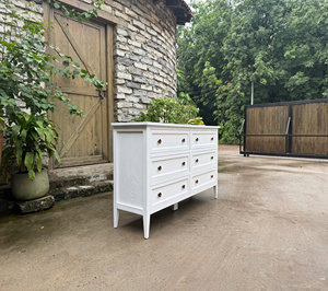 Chair <b>Walnut</b> Solid Wood 5 <b>Drawer</b> Dresser Rustic Storage Cabinet Brown Wooden Chest for Bedroom Living Room Viet Nam - Product Image 2