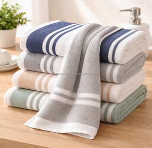 Toallas de Algodón Jacquard de 300 GSM para Hoteles, Spas y Uso Deportivo |   Toallas de Mano y Baño Ecológicas de Secado Rápido |   Directo de Fábrica - Product Image 3