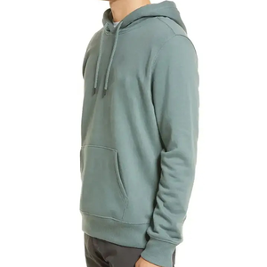 Men's 100% Cotton Hoodie <b>Sweatshirt</b> Heavy Weight Thick Custom Print Logo Oversized Fit Winter Season Digital Embroidered - Product Image 2