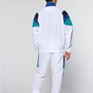 Chaqueta Cortavientos Deportiva Unisex con Capucha y Estampado Personalizado, Conjunto de 2 Piezas, Sudadera con Cremallera Completa, Ligera, de Poliéster/Algodón - Product Image 3