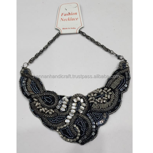 Collier tendance style vintage en résine pour femme, produit le plus vendu avec perles et chaîne en résine, idéal pour un cadeau, ange à la mode - Product Image 6