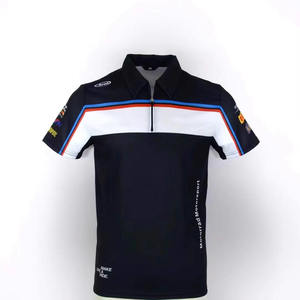 Polo d'équipe de course pour hommes, haute qualité, séchage rapide, manches courtes, combinaison de course automobile respirante, coupe-vent, grandes tailles pour l'été et la moto - Product Image 2