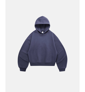 Sudadera con Capucha Extra Grande para Hombre, 100% Algodón, Felpa, Diseño Sólido, Impresión Serigráfica, Transpirable, Elástica y Ecológica - Product Image 3