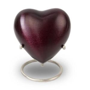 Brown Finish <b>Heart</b> Urn With Stand Funeral Supplies Cremation Urn Beloved Adults & Pet Burial Ashes Keepsake Memorial Urns Latest - Product Image 1