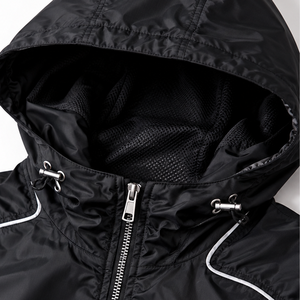 Mens Printed Streetwear <b>Nylon</b> Tracksuit Lightweight Water Resistant Full Zip Jacket <b>Jogger</b> Set Breathable Running Sports - Product Image 6