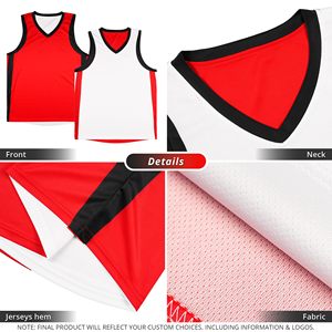 เสื้อบาสเก็ตบอลชายแบบใหม่ แขนกุด สำหรับผู้ชาย สามารถสั่งทำได้ - Product Image 6