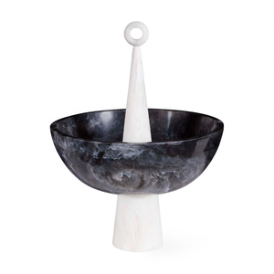 Grand vase en résine, marbre noir, artisanat de vente, vase de mariage, design moderne, imperméable, écologique, fait à la main, meilleur choix - Product Image 5