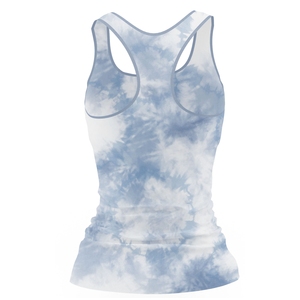 Summer Women Tie Dye Tank <b>Top</b> Racerback Sleeveless Yoga Vest Breathable Gym Fitness Shirt Wholesale Custom Streetwear Clothing - Product Image 5