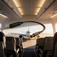 Câble de remplacement pour casque d'aviation Dynamic XLR Accessoires flexibles pour casque