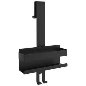 Étagères de salle de bain suspendues en acier inoxydable 304 brossé noir mat - Product Image 2